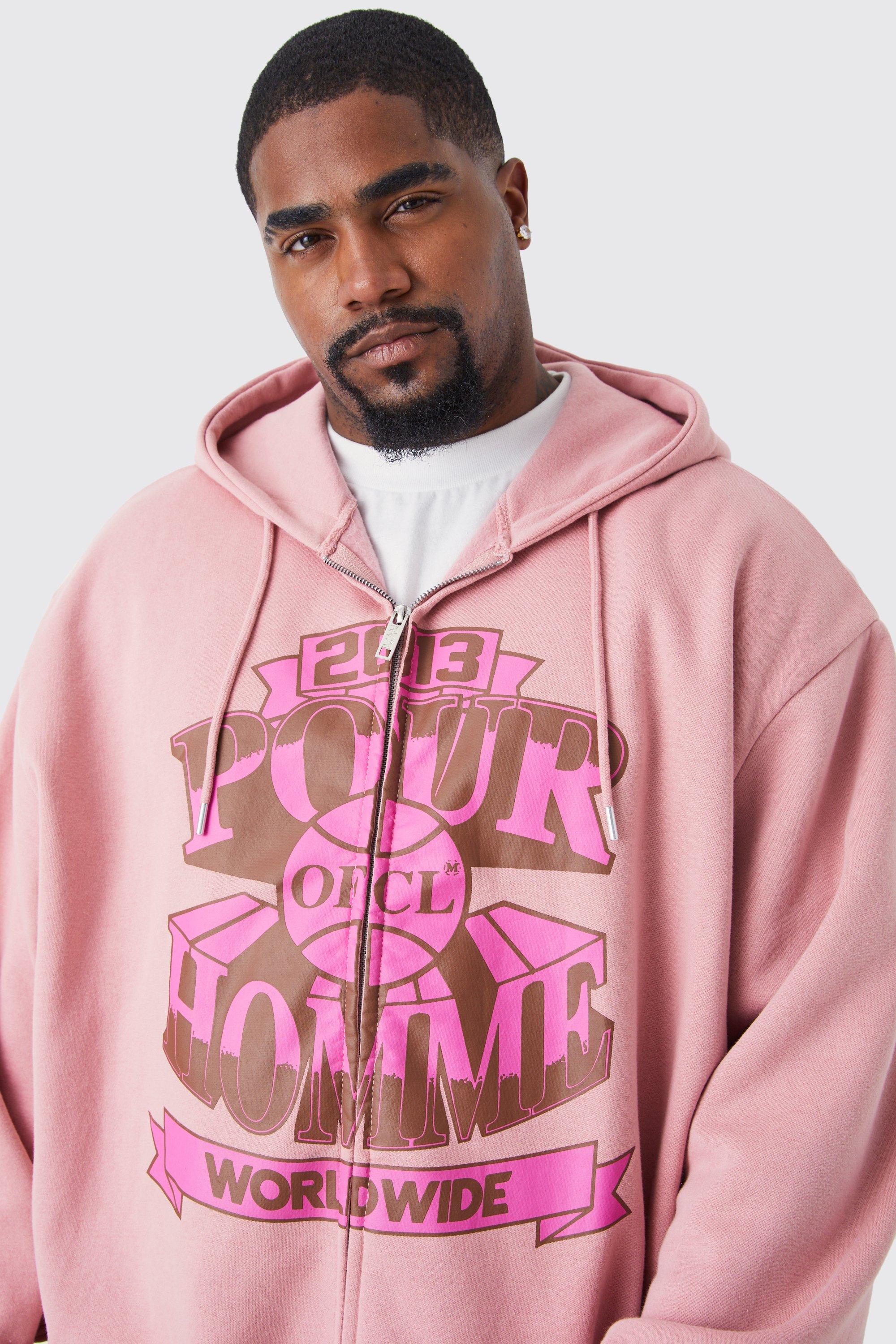 Dusty pink hoodie outlet mens